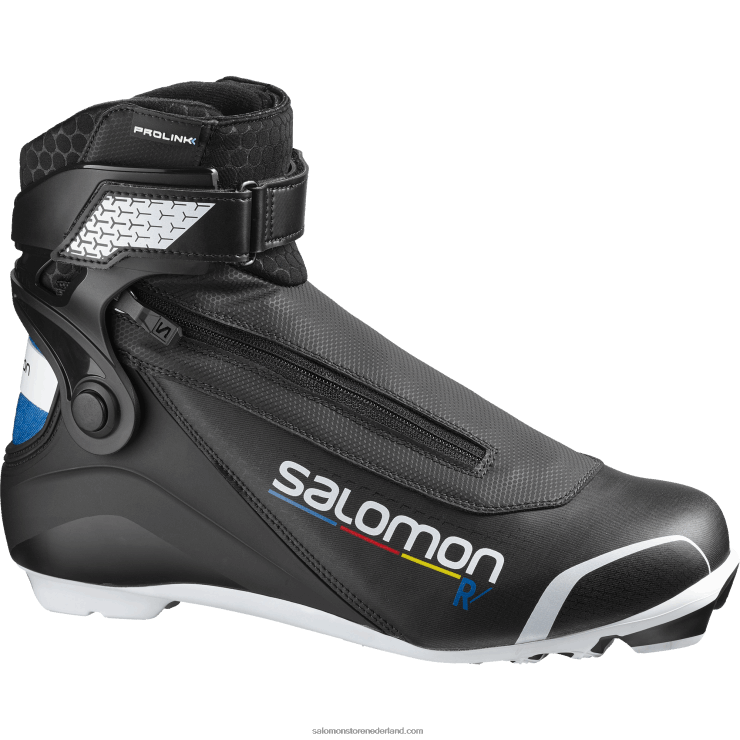 klassieke nordic skateschoenen voor heren - r/ Salomon 22DD8704 zwart/procesblauw