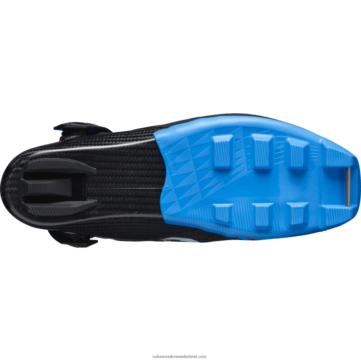 nordic skateschoenen voor heren - s/lab carbon skate el Salomon 22DD8697 zwart/procesblauw