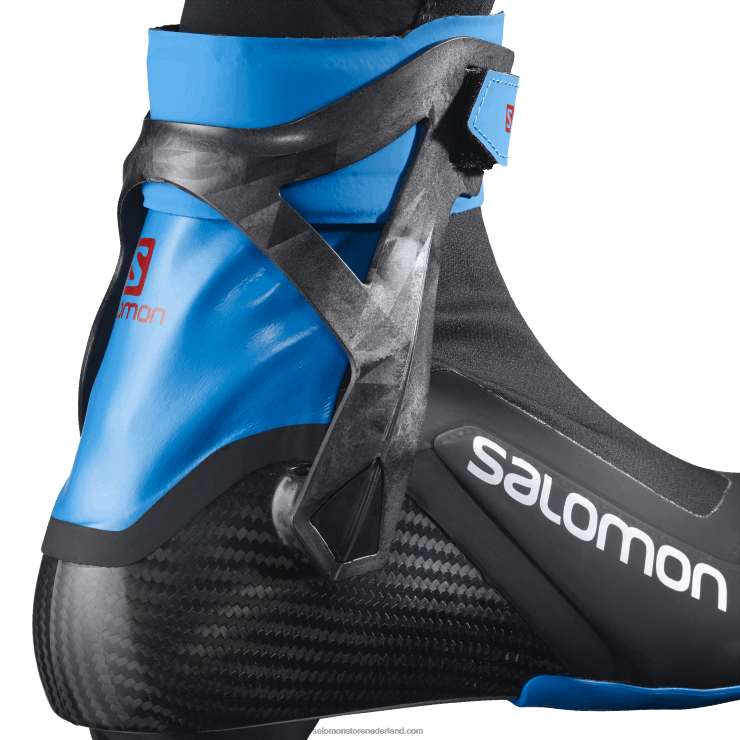 nordic skateschoenen voor heren - s/lab carbon skate el Salomon 22DD8697 zwart/procesblauw