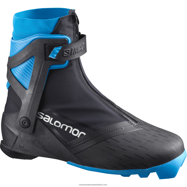 nordic skateschoenen voor heren - s/max carbon skate mv Salomon 22DD8690 zwart/procesblauw