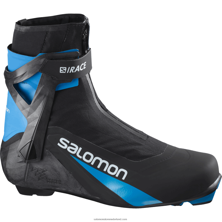 nordic skateschoenen voor heren - s/race carbon skate el Salomon 22DD8702 zwart/procesblauw
