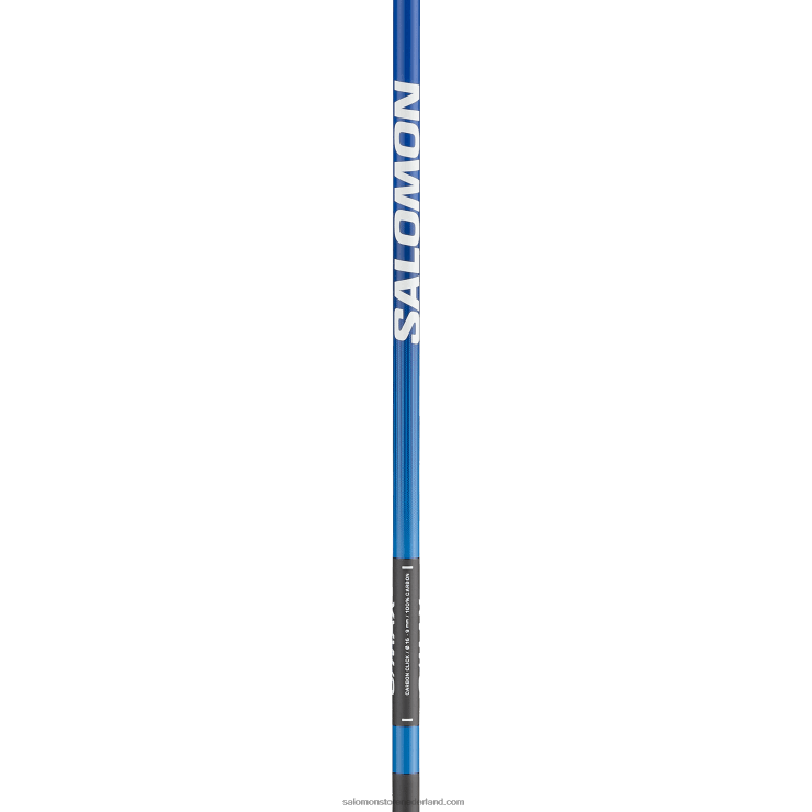 klassieke noordse skistokken voor heren - s/max carbon click Salomon 22DD8725 ras blauw