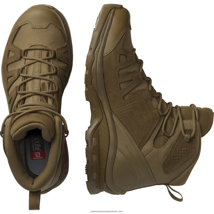 Forces herenschoenen - Quest Prime Forces gore-tex Salomon 22DD81084 coyote bruin