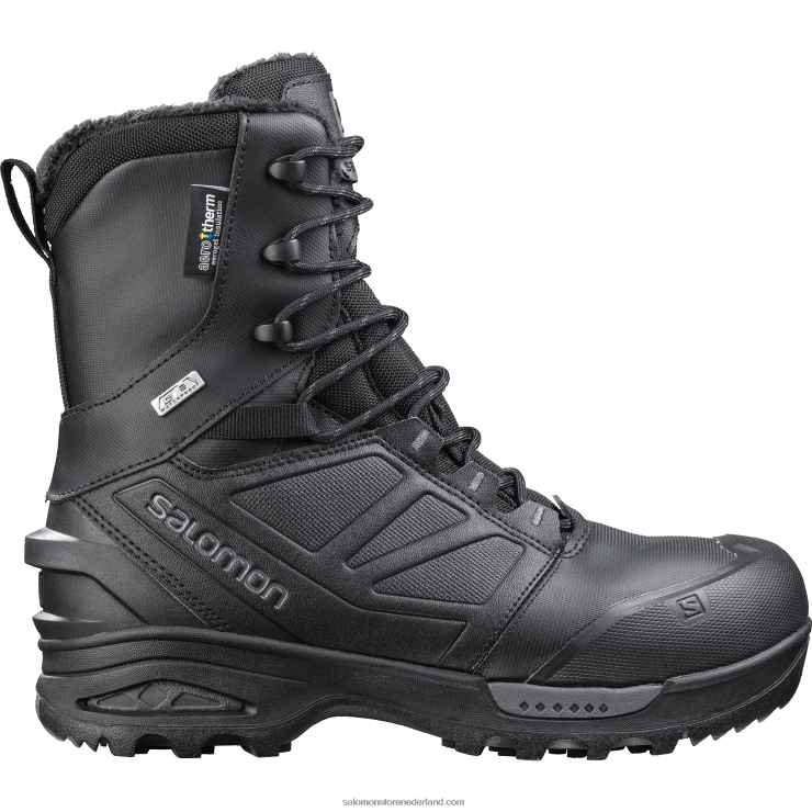 heren force schoenen - toundra forces clima waterdicht Salomon 22DD81085 zwarte wolf
