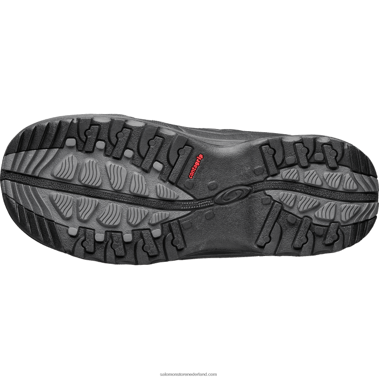 heren force schoenen - toundra forces clima waterdicht Salomon 22DD81085 zwarte wolf