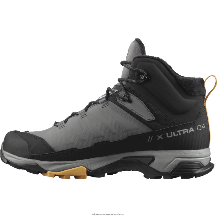 heren winterlaarzen - x ultra 4 mid winter thinsulate clima waterdicht Salomon 22DD81080 rustige tint/zwart/warm abrikoos