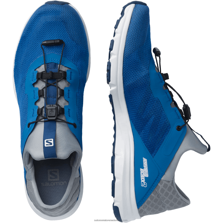 herensandalen - amphib bold 2 Salomon 22DD81083 sky diver/steengroeve/landgoed blauw