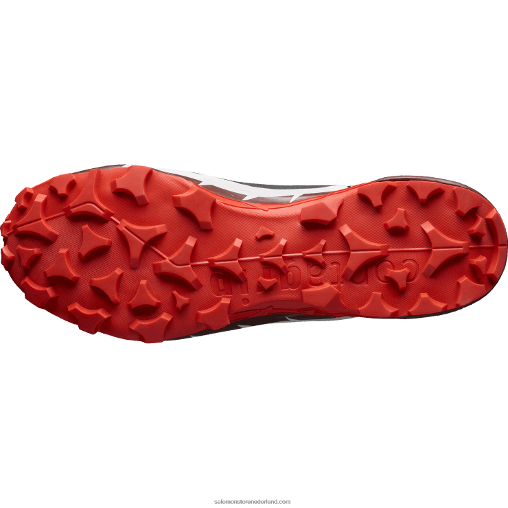 heren wandelschoenen - cross hike 2 mid gore-tex Salomon 22DD834 zwart/bittere chocolade/vurig rood