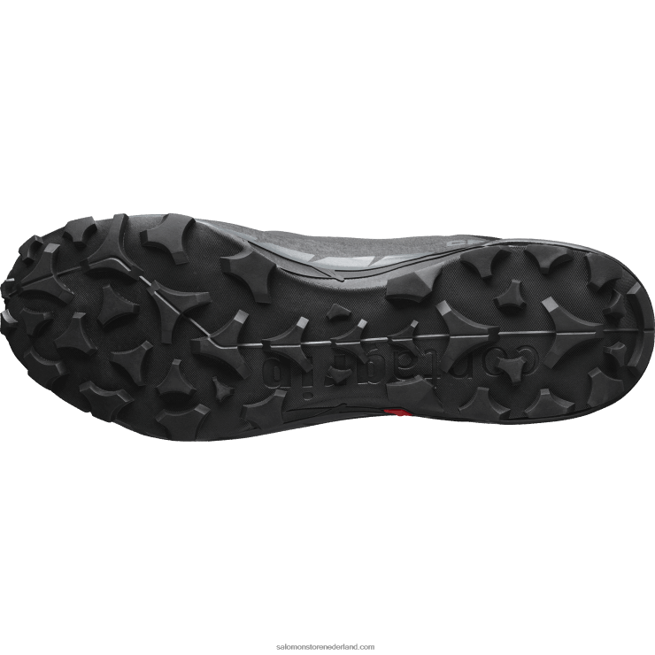 heren wandelschoenen - cross hike 2 mid gore-tex Salomon 22DD836 zwart/magneet