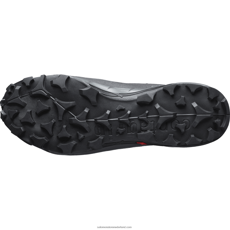 heren wandelschoenen - cross hike 2 mid gore-tex breed Salomon 22DD819 zwart/magneet