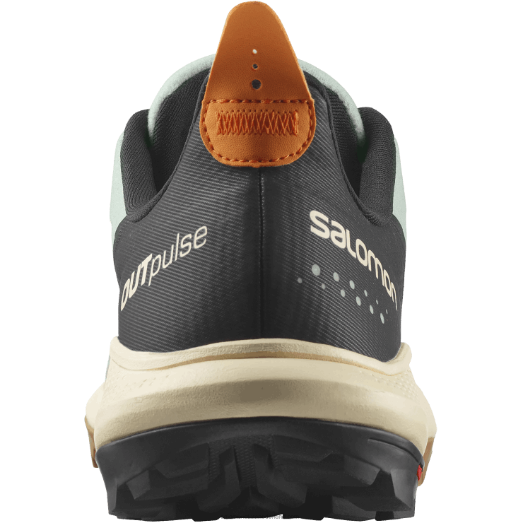 heren wandelschoenen - outpulse Salomon 22DD829 smeedijzer/gebleekt zand/levendig oranje