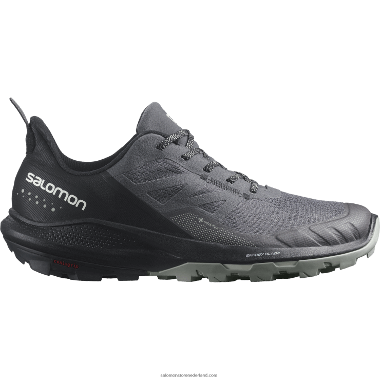 heren wandelschoenen - outpulse gore-tex Salomon 22DD844 magneet/zwart/smeedijzer