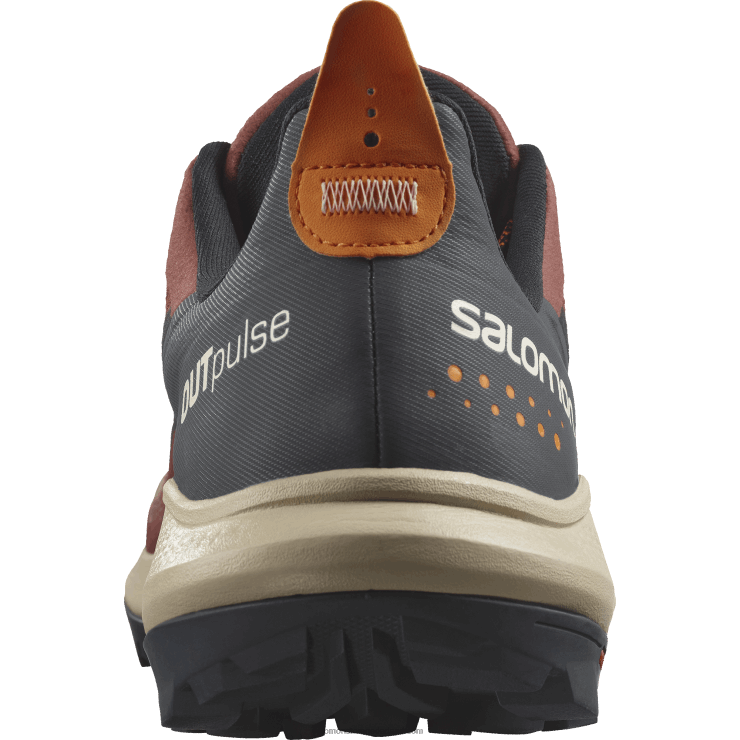 heren wandelschoenen - outpulse gore-tex Salomon 22DD845 gebrande henna/oostindische inkt/kurkuma