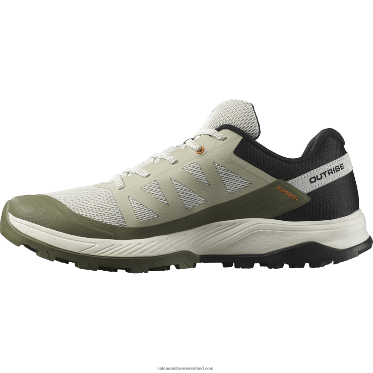 heren wandelschoenen - outrise Salomon 22DD824 mosgrijs/diep korstmosgroen/suikeramandel