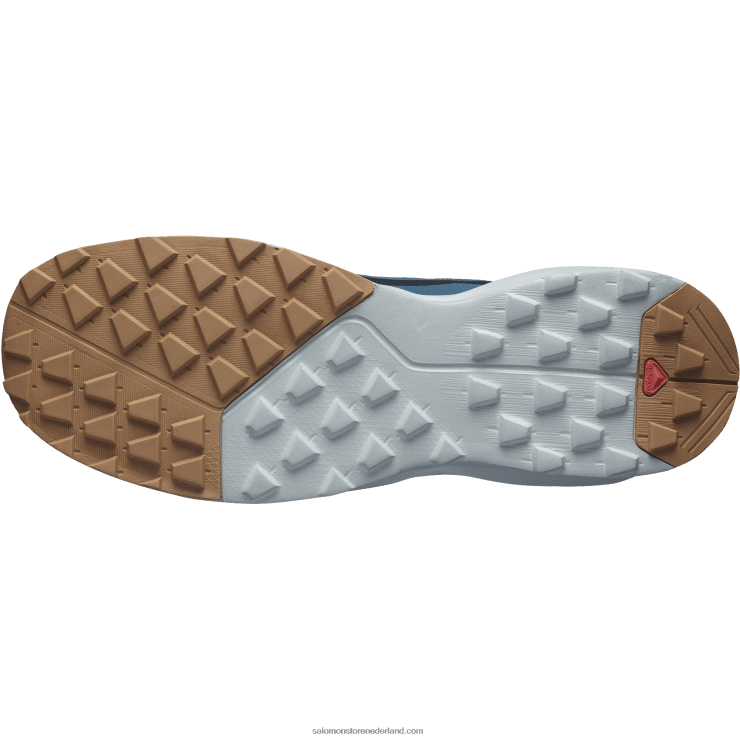 heren wandelschoenen - patrouille Salomon 22DD846 magneet/parelblauw/tabaksbruin