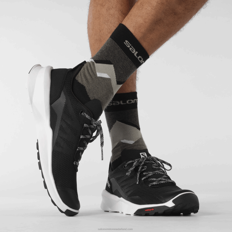 heren wandelschoenen - patrouille Salomon 22DD847 zwart wit