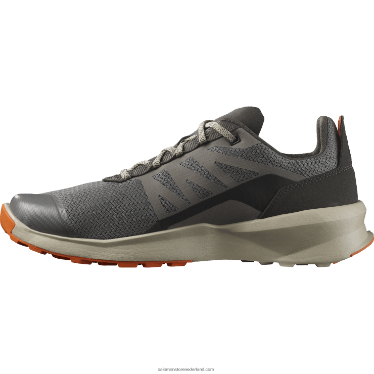 heren wandelschoenen - patrouille Salomon 22DD848 tin/veergrijs/scharlaken ibis