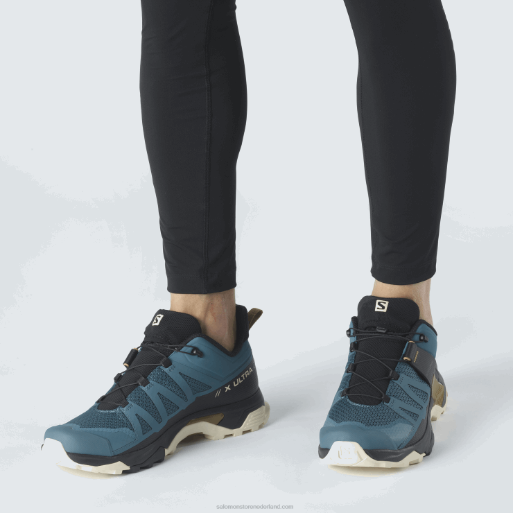 heren wandelschoenen - x ultra 4 Salomon 22DD825 wilde eend blauw/gebleekt zand/bronsbruin