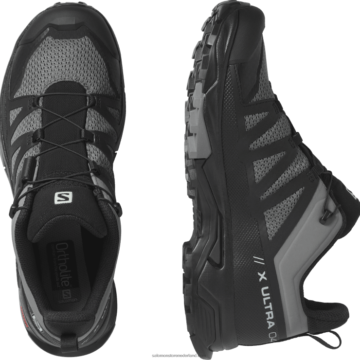 heren wandelschoenen - x ultra 4 Salomon 22DD826 rustige tint/zwart