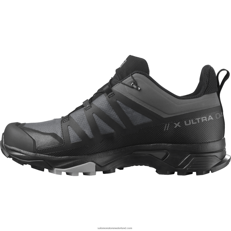 heren wandelschoenen - x ultra 4 brede gore-tex Salomon 22DD841 magneet/zwart/monument