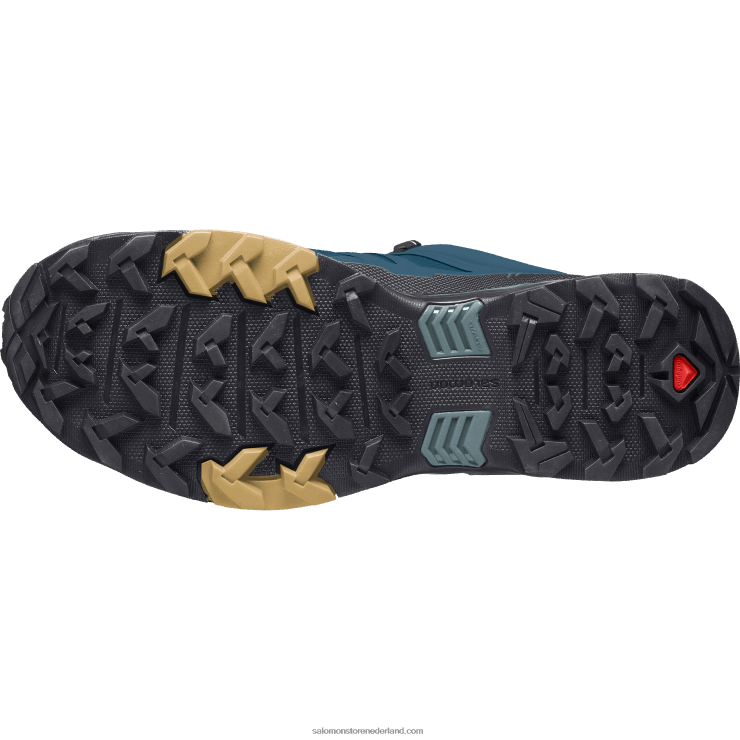 heren wandelschoenen - x ultra 4 gore-tex Salomon 22DD817 legioenblauw/zwart/herfstblad