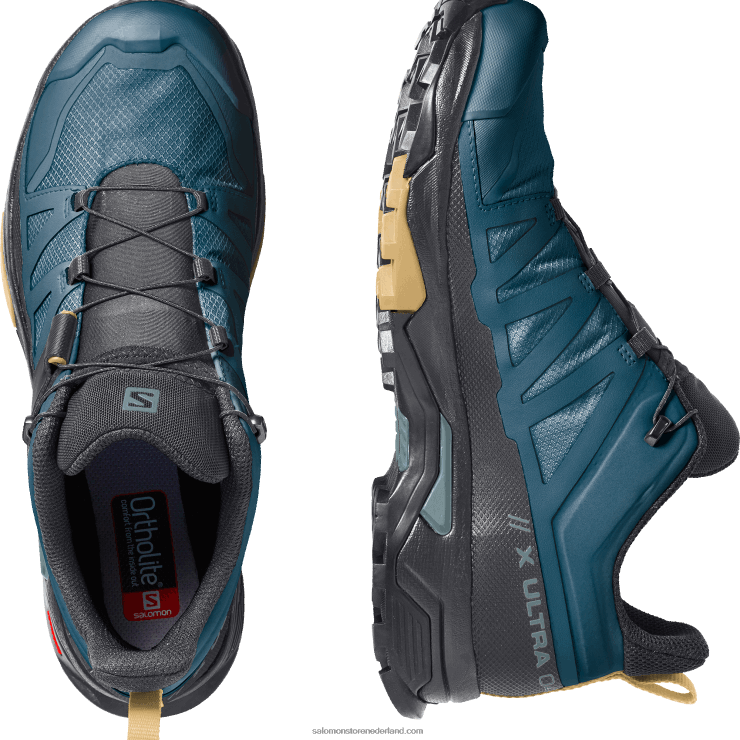 heren wandelschoenen - x ultra 4 gore-tex Salomon 22DD817 legioenblauw/zwart/herfstblad