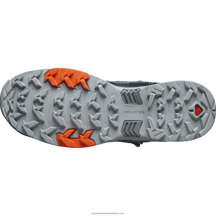 heren wandelschoenen - x ultra 4 mid gore-tex Salomon 22DD810 stargazer/zwarte/scharlaken ibis