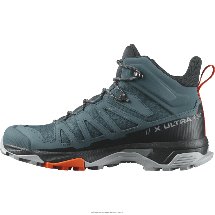 heren wandelschoenen - x ultra 4 mid gore-tex Salomon 22DD810 stargazer/zwarte/scharlaken ibis