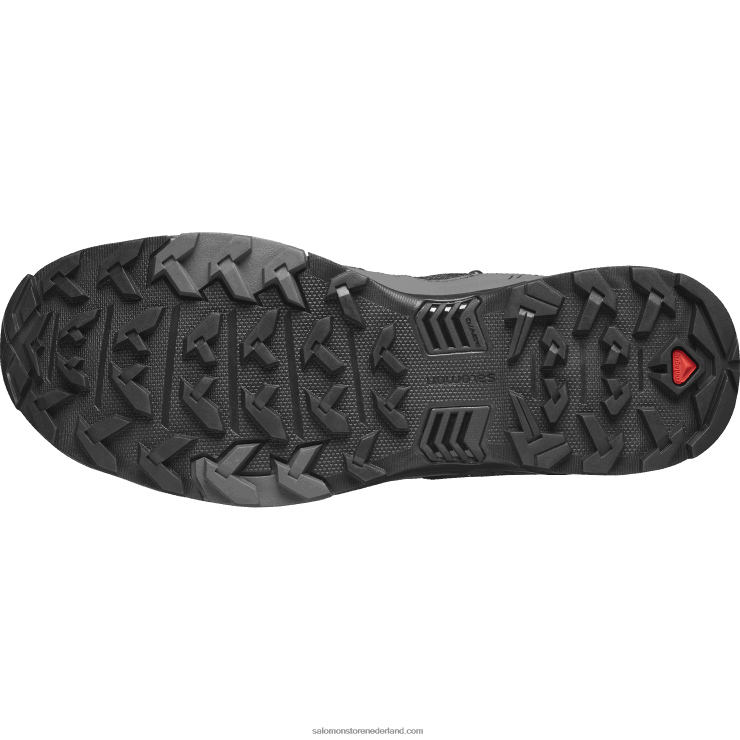 heren wandelschoenen - x ultra 4 middelbrede gore-tex Salomon 22DD842 zwart/magneet/parelblauw