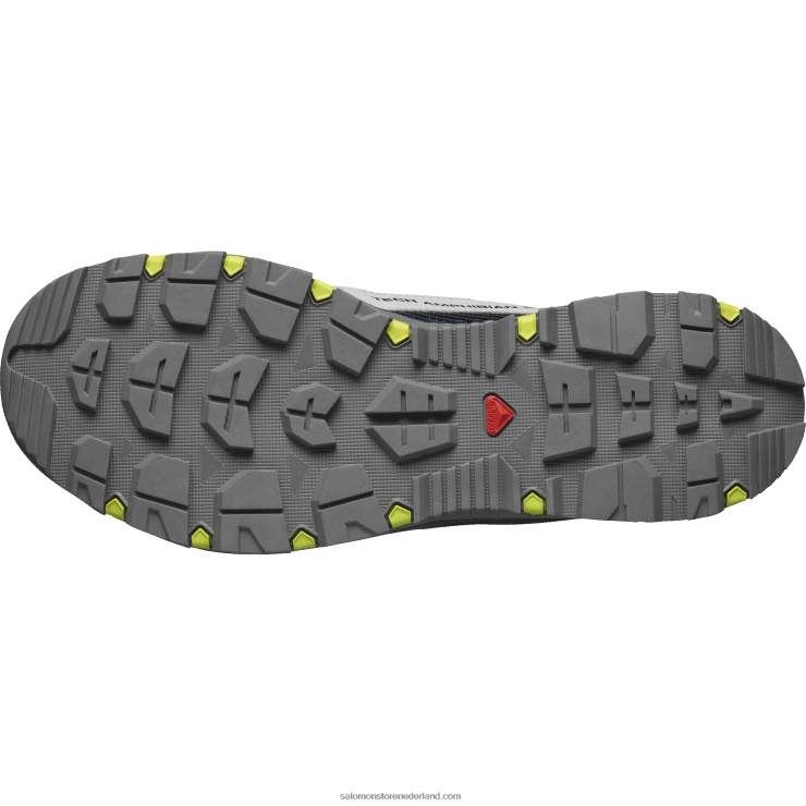 heren waterschoenen - techamphibian 5 Salomon 22DD81 parelblauw/lapisblauw/veiligheidsgeel