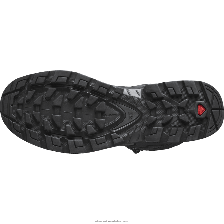 leren wandelschoenen voor heren - quest 4 gore-tex Salomon 22DD85 olijfnacht/turf/safari