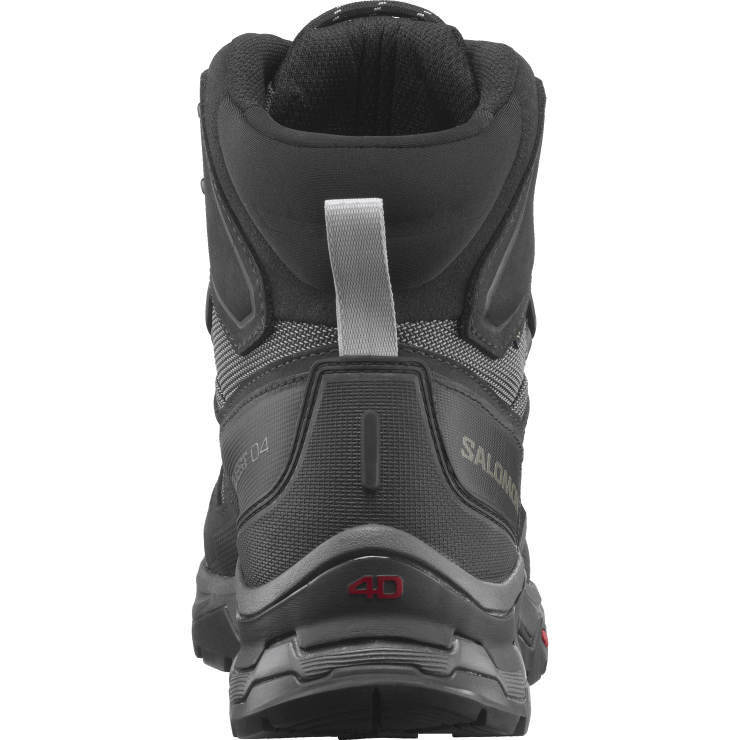 leren wandelschoenen voor heren - quest 4 gore-tex Salomon 22DD87 magneet/zwart/steengroeve