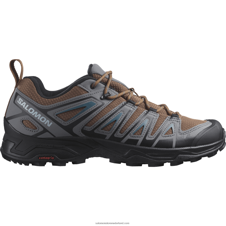 wandelschoenen voor heren - x ultra pioneer aero Salomon 22DD820 toffee/stille tint/wilde eend blauw