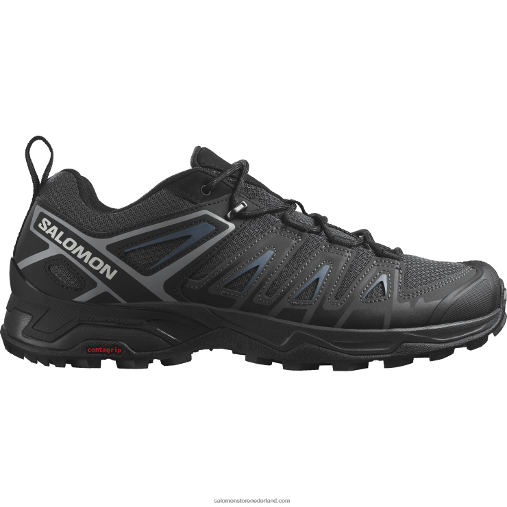 wandelschoenen voor heren - x ultra pioneer aero Salomon 22DD821 zwart/ebben/blauw as