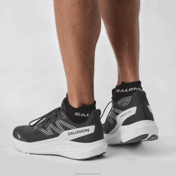 hardloopschoenen voor heren - aero blaze Salomon 22DD81067 zwart/wit/maansteen