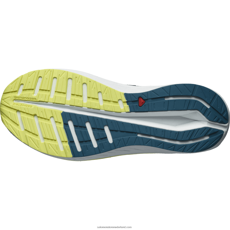 hardloopschoenen voor heren - aero blaze Salomon 22DD81068 blauwe as/sunny lime/donkere saffier