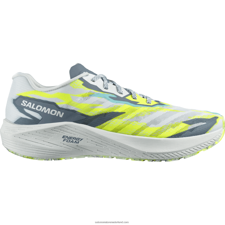 hardloopschoenen voor heren - aero volt Salomon 22DD859 wit/porseleinblauw/veiligheidsgeel