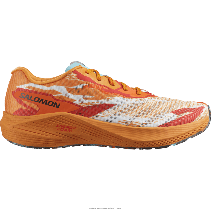 hardloopschoenen voor heren - aero volt Salomon 22DD860 kurkuma/vurig rood/blauw uitstraling