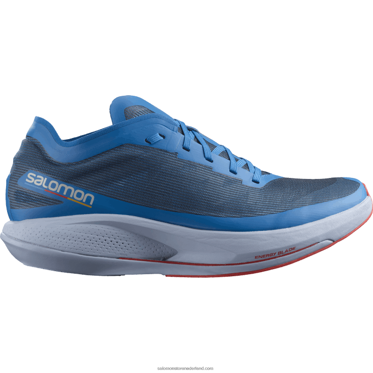 hardloopschoenen voor heren - fantasma Salomon 22DD81073 indigo slinger/kentucky blauw/poppy rood