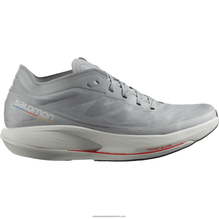 hardloopschoenen voor heren - fantasma Salomon 22DD81074 legering/maansteen/poppy rood