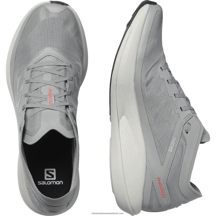 hardloopschoenen voor heren - fantasma Salomon 22DD81074 legering/maansteen/poppy rood