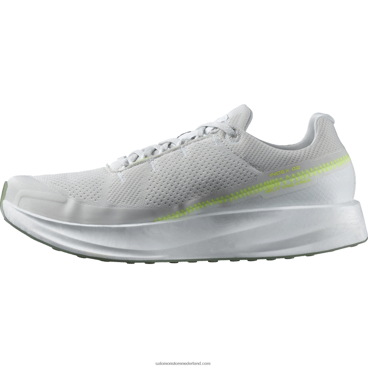 hardloopschoenen voor heren - index 02 Salomon 22DD81069 wit/maansteen/veiligheidsgeel