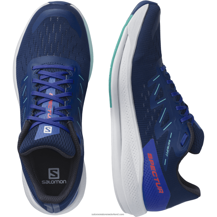 hardloopschoenen voor heren - spectur Salomon 22DD81076 landgoedblauw/oogverblindend blauw/mintblad