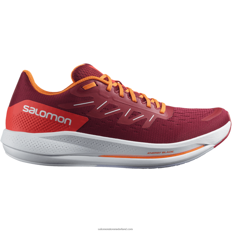 hardloopschoenen voor heren - spectur Salomon 22DD81077 fietsen rood/levendig oranje/paars heide