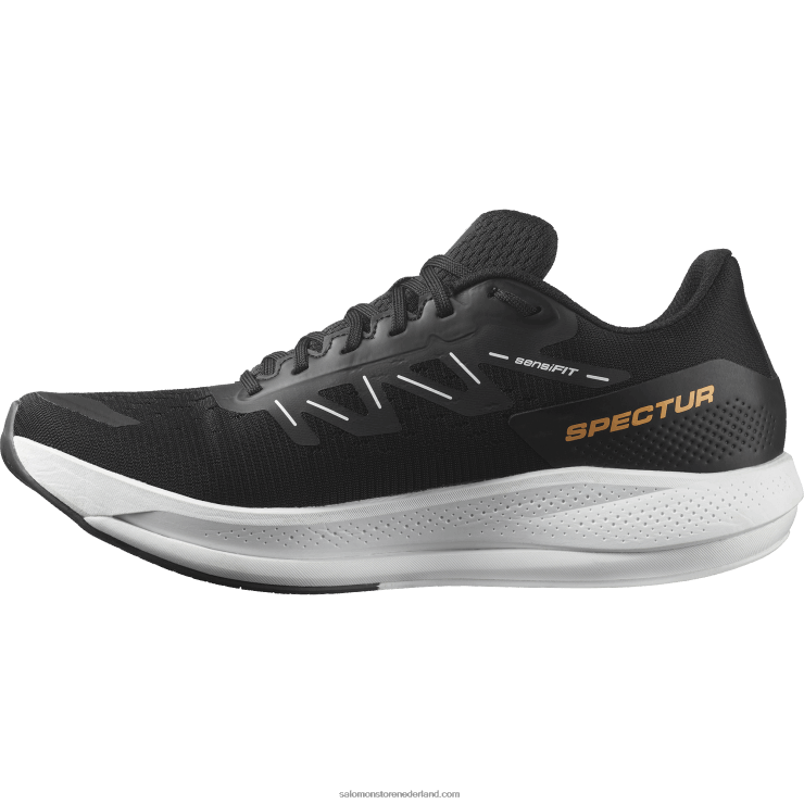 hardloopschoenen voor heren - spectur Salomon 22DD81078 zwart/wit/fel oranje