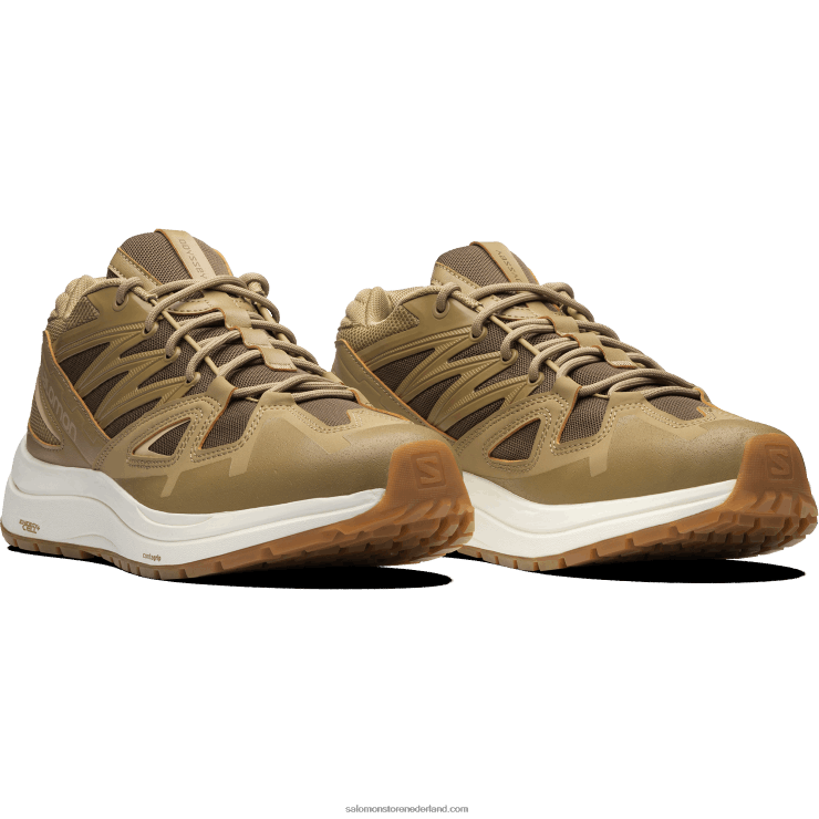 heren wandelschoenen - odyssey 1 gevorderd Salomon 22DD8224 kelp/woestijnpalm/vanille-ijs