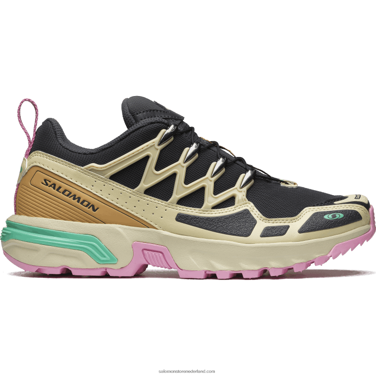 sportschoenen voor heren - acs + Salomon 22DD8144 ebbenhout/mos/biscay groen