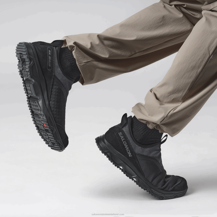 sportschoenen voor heren - rx knus Salomon 22DD8135 zwart/magneet