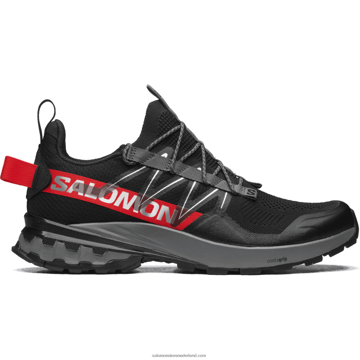 sportschoenen voor heren - x een hoes Salomon 22DD8212 zwart/stille schaduw/cherrytomaat