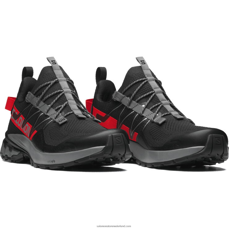 sportschoenen voor heren - x een hoes Salomon 22DD8212 zwart/stille schaduw/cherrytomaat